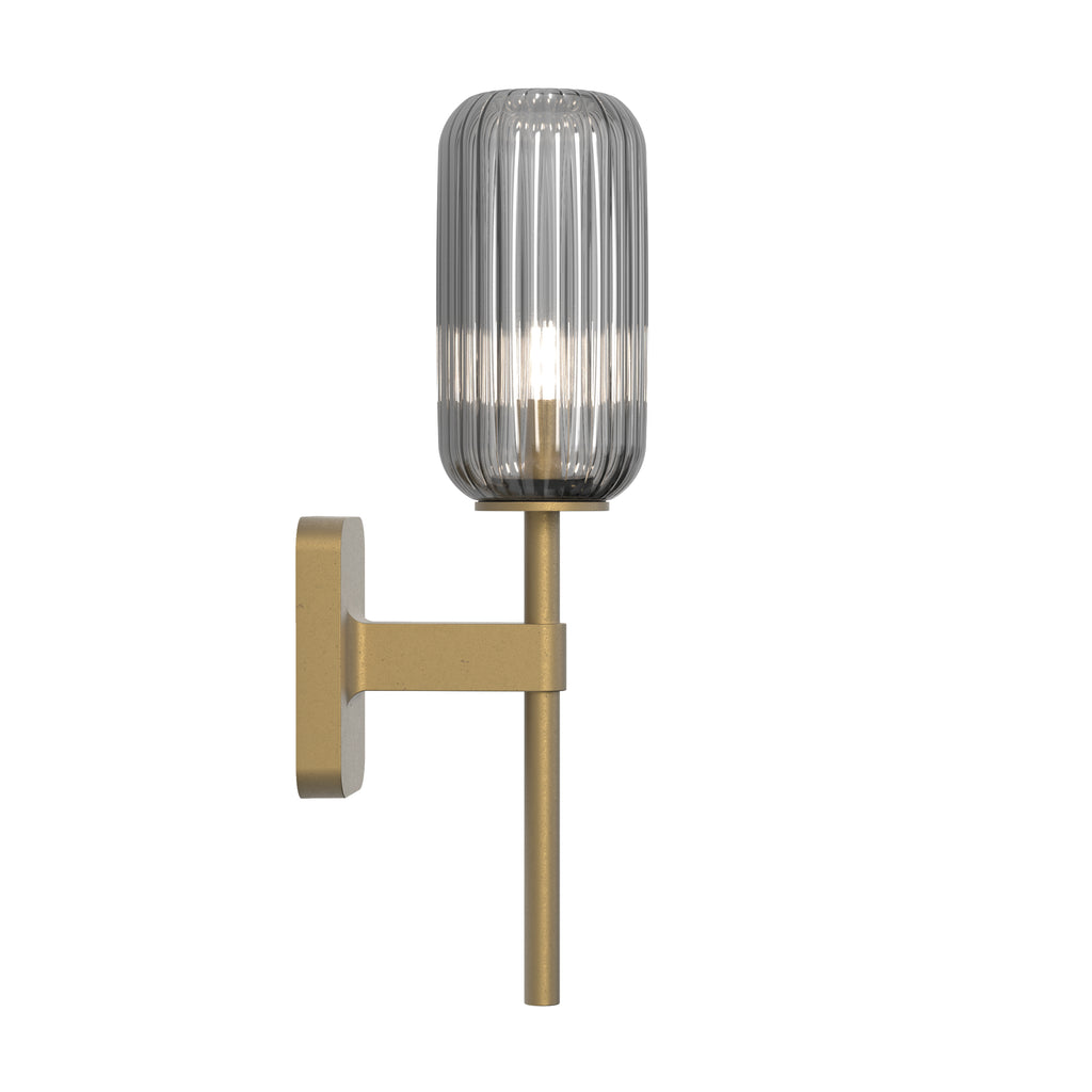 Astro Tacoma 1 Light Bathroom Wall Light in Antique Brass without Shade