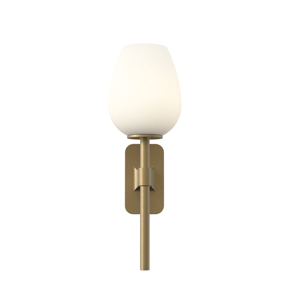 Astro Tacoma 1 Light Bathroom Wall Light in Antique Brass without Shade