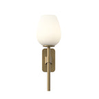 Astro Tacoma 1 Light Bathroom Wall Light in Antique Brass without Shade