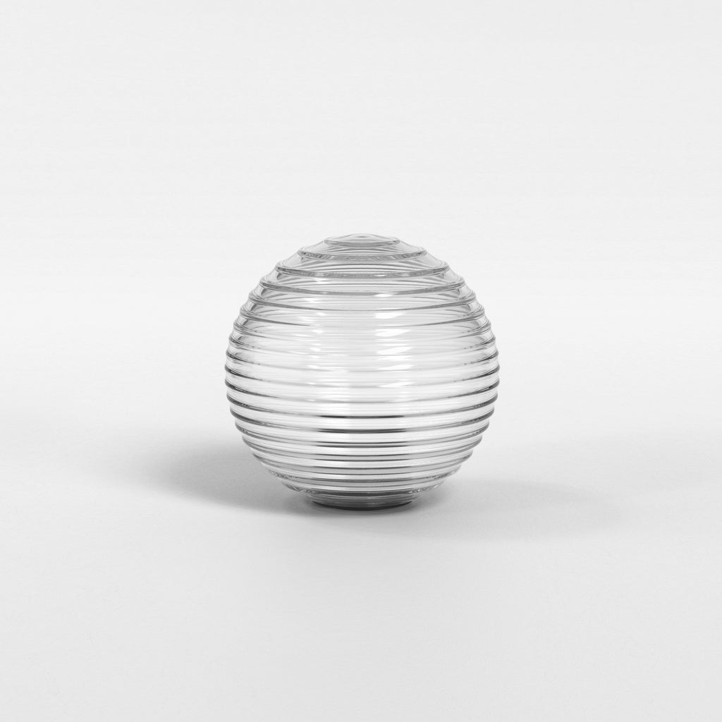 Astro Tacoma 503 Ribbed Glass Shade in Clear