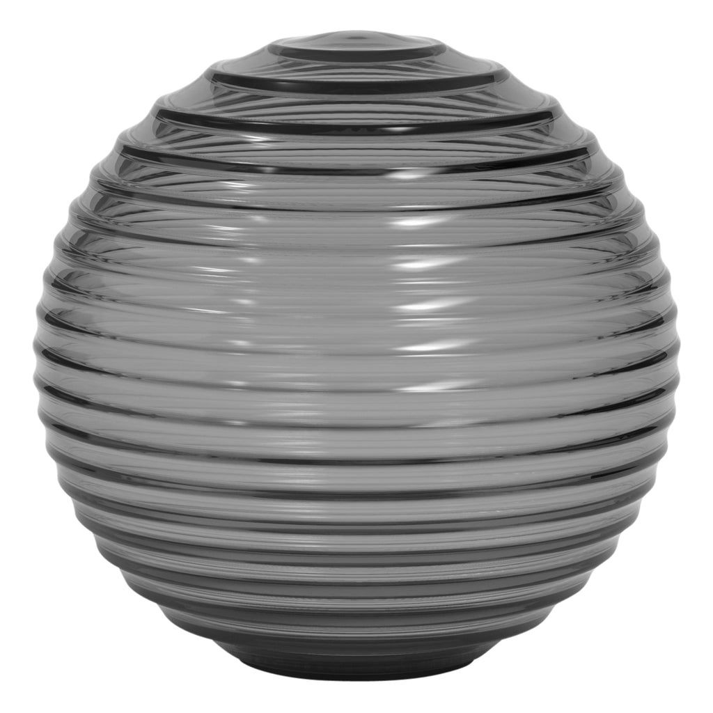 Astro Tacoma 5036005 Ribbed Glass Shade in Smoked Glass