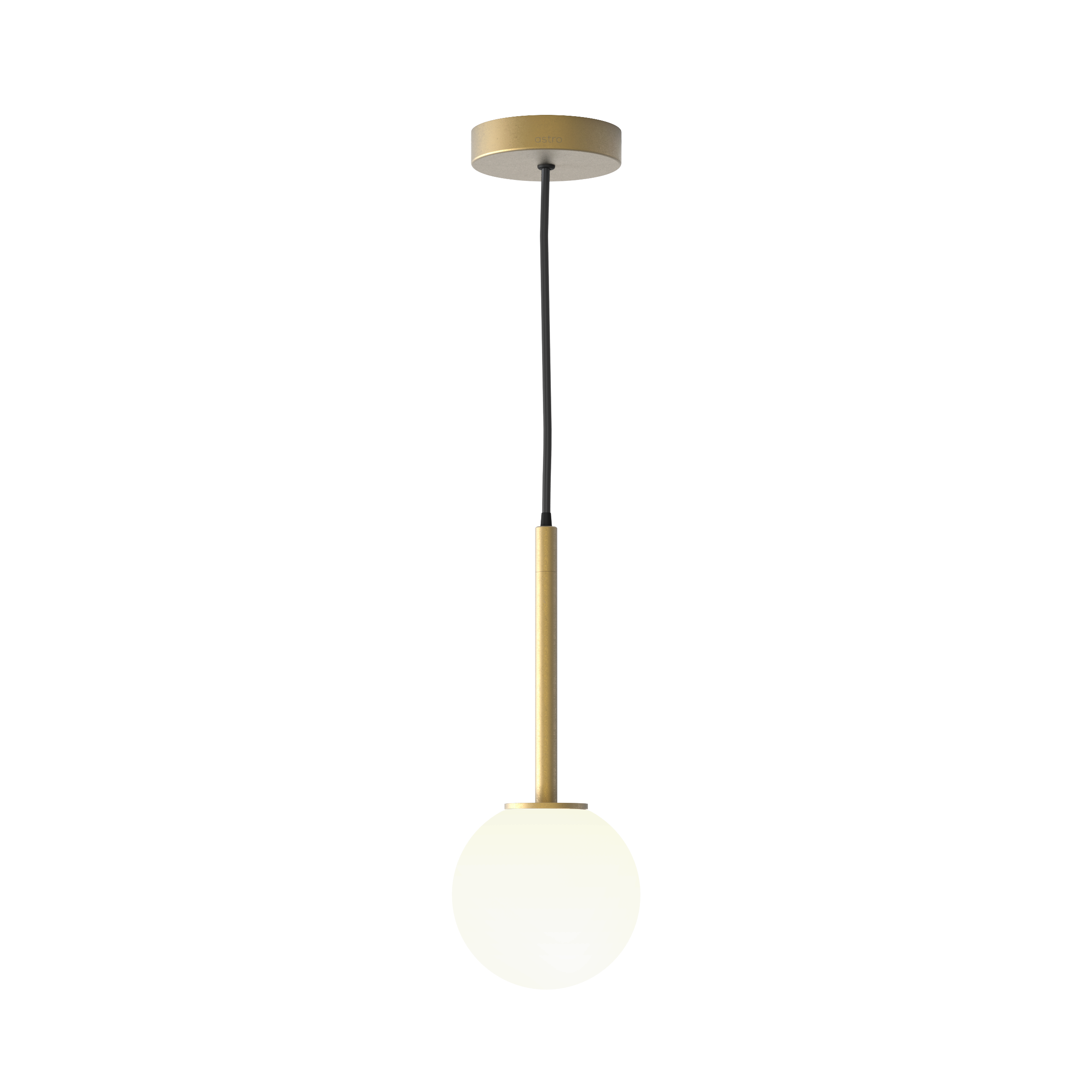 Astro Tacoma Pendant Light in Antique Brass REQUIRES SHADE