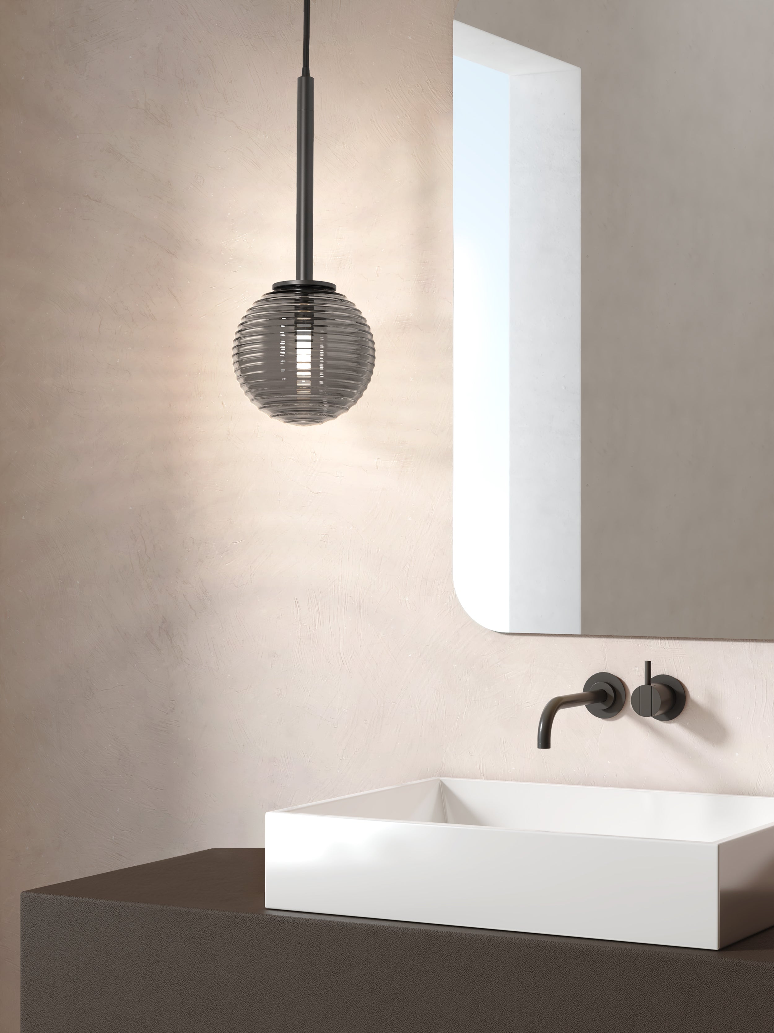 Astro Tacoma Pendant Light in Matt Black REQUIRES SHADE