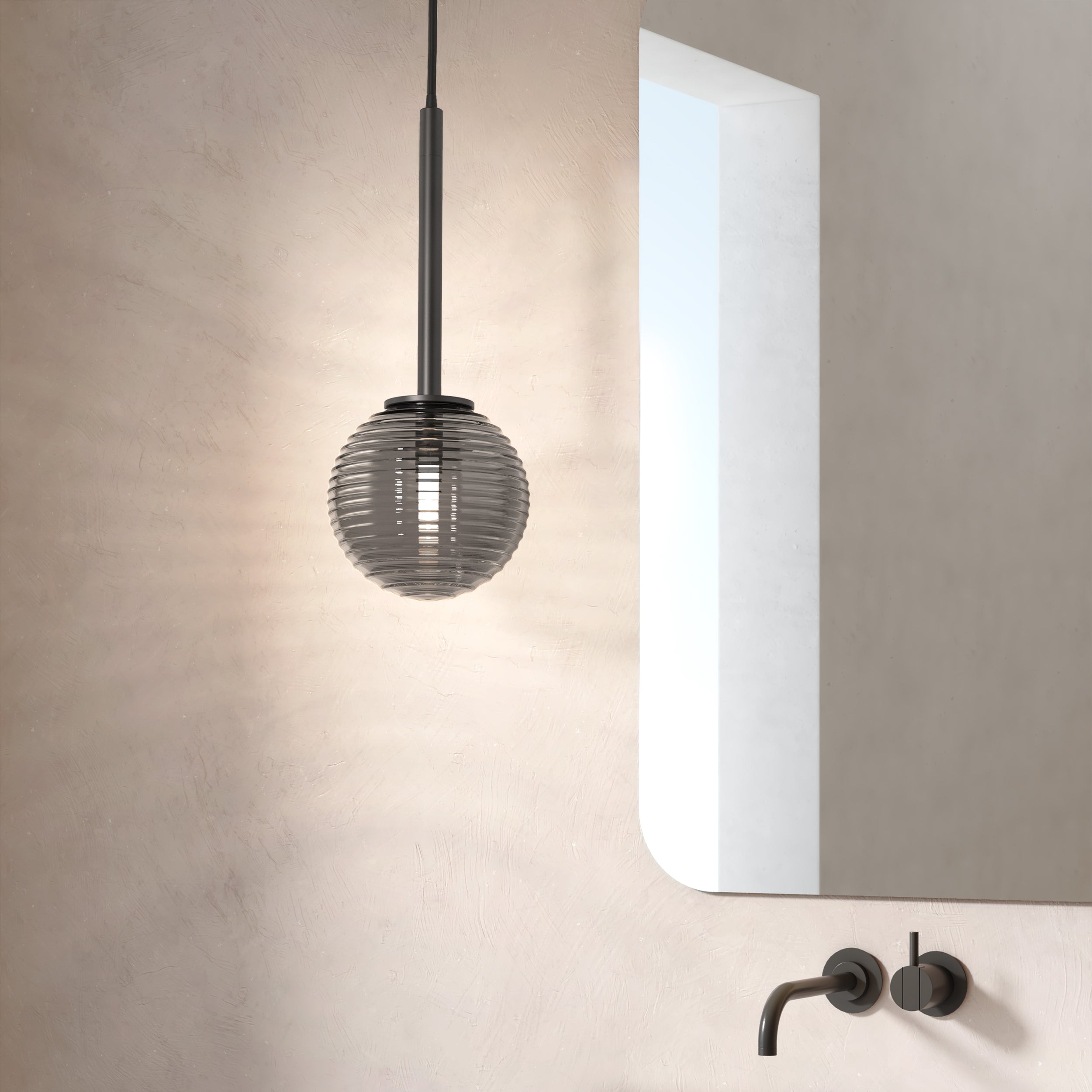 Astro Tacoma Pendant Light in Matt Black REQUIRES SHADE