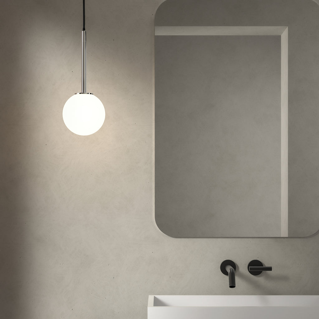 Astro Tacoma Pendant Light in Polished Chrome REQUIRES SHADE