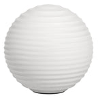 Astro Tacoma Ribbed Glass Shade in White Opal Glass