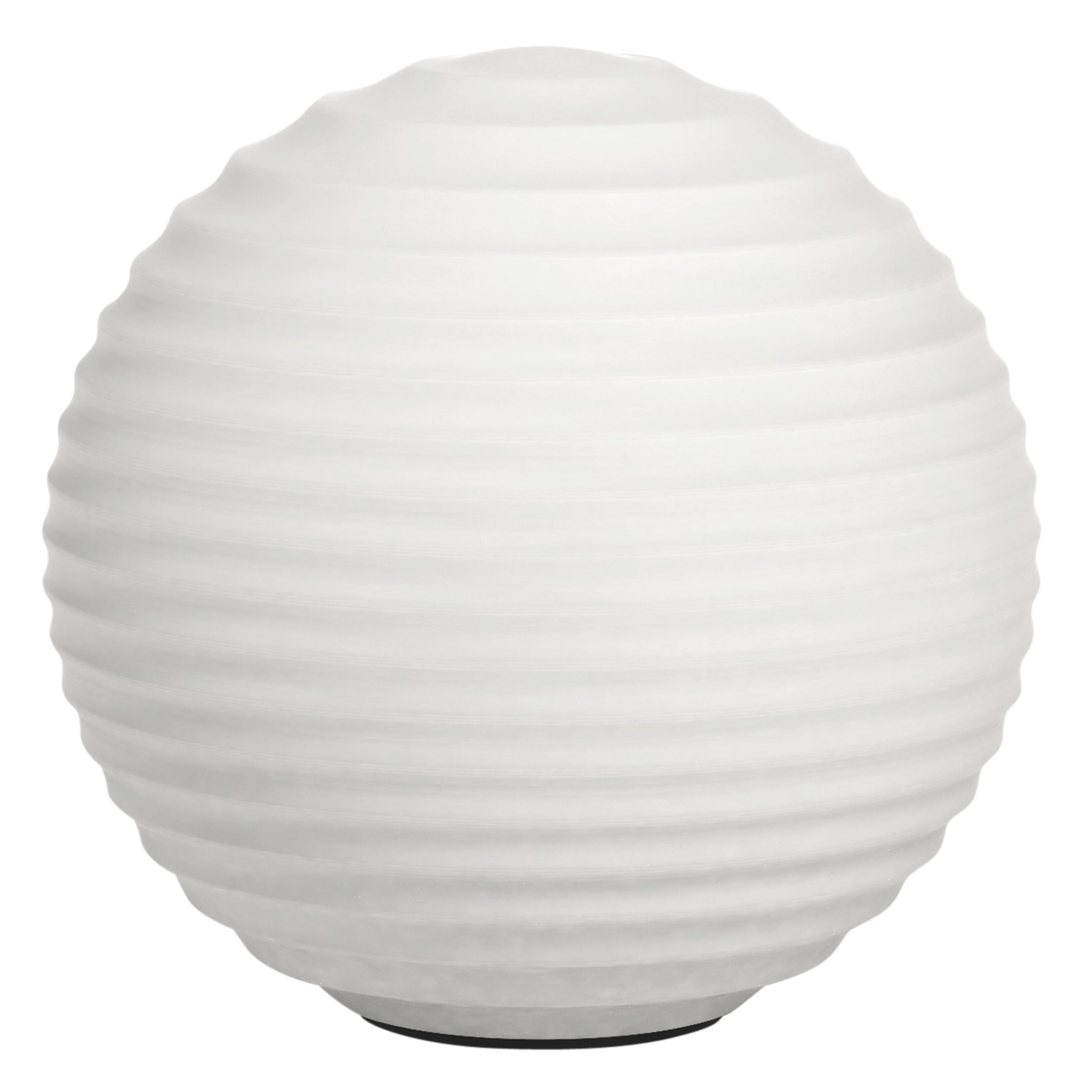 Astro Tacoma Ribbed Glass Shade in White Opal Glass
