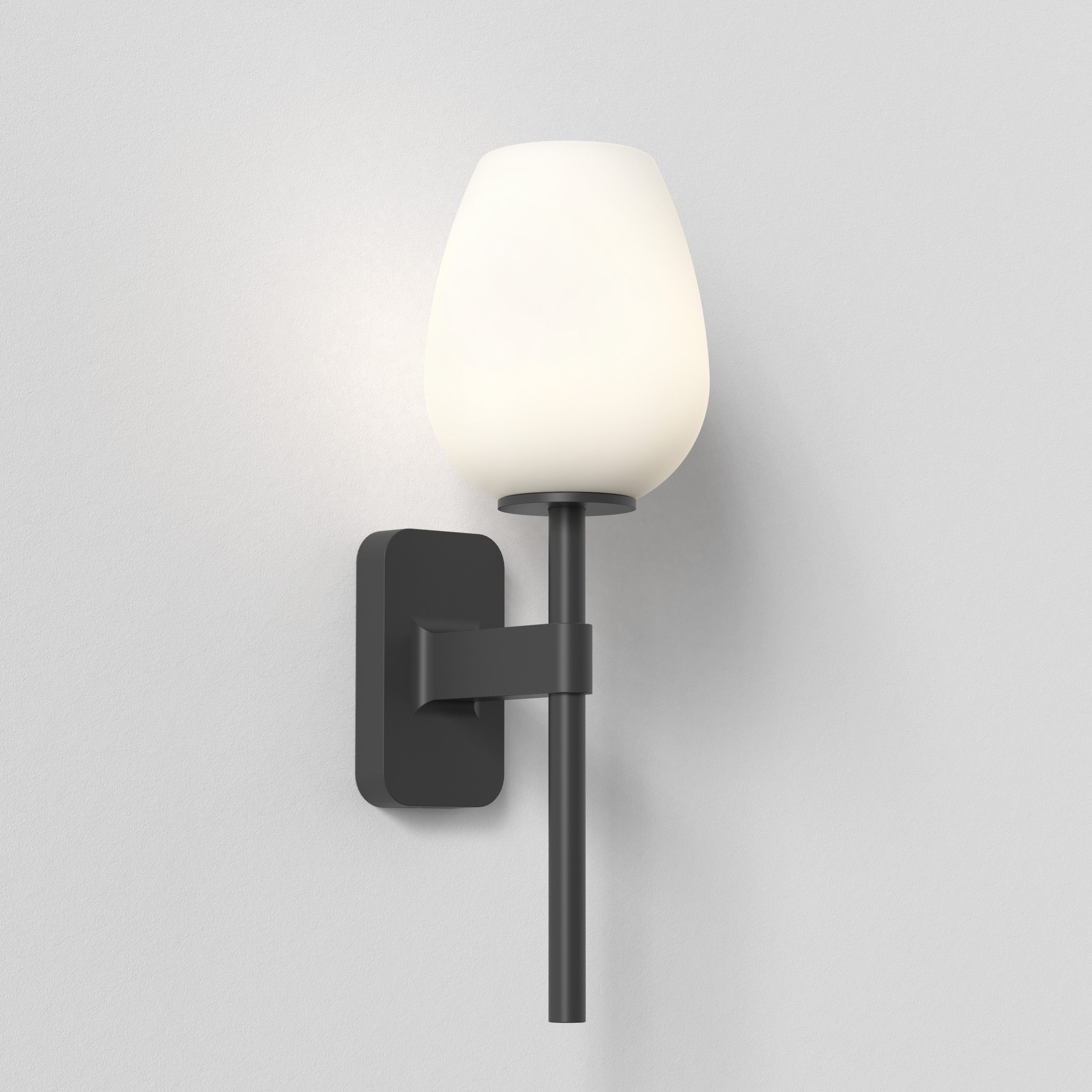 Astro Tacoma Single Bathroom Wall Light in Matt Black SHADE NOT INCLUDED