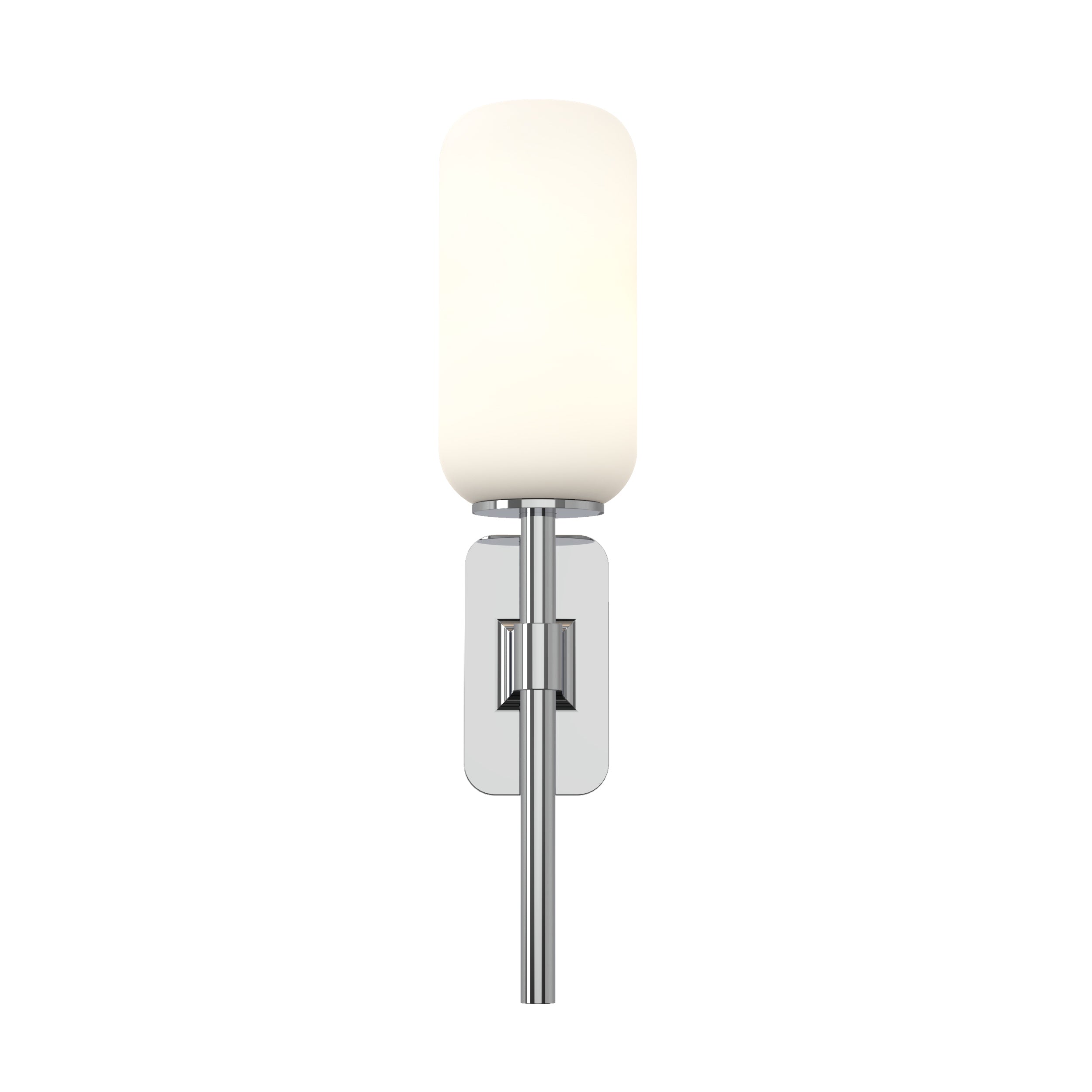 Astro Tacoma Single Bathroom Wall Light in Polished Chrome without Shade