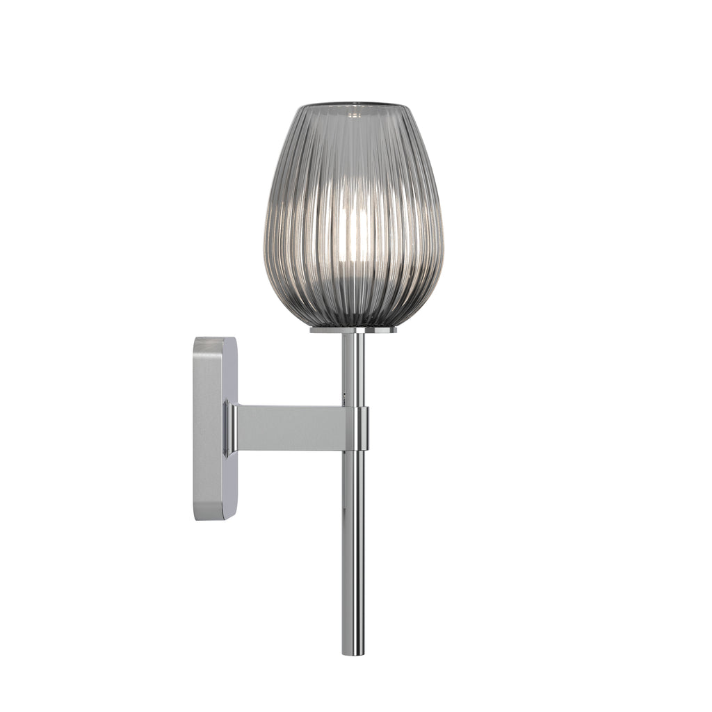 Astro Tacoma Single Bathroom Wall Light in Polished Chrome without Shade