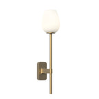 Astro Tacoma Single Grande Bathroom Wall Light in Antique Brass SHADE NOT INCLUDED