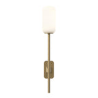 Astro Tacoma Single Grande Bathroom Wall Light in Antique Brass SHADE NOT INCLUDED