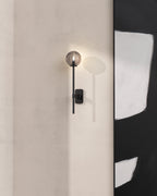 Astro Tacoma Single Grande Bathroom Wall Light in Matt Black SHADE NOT INCLUDED