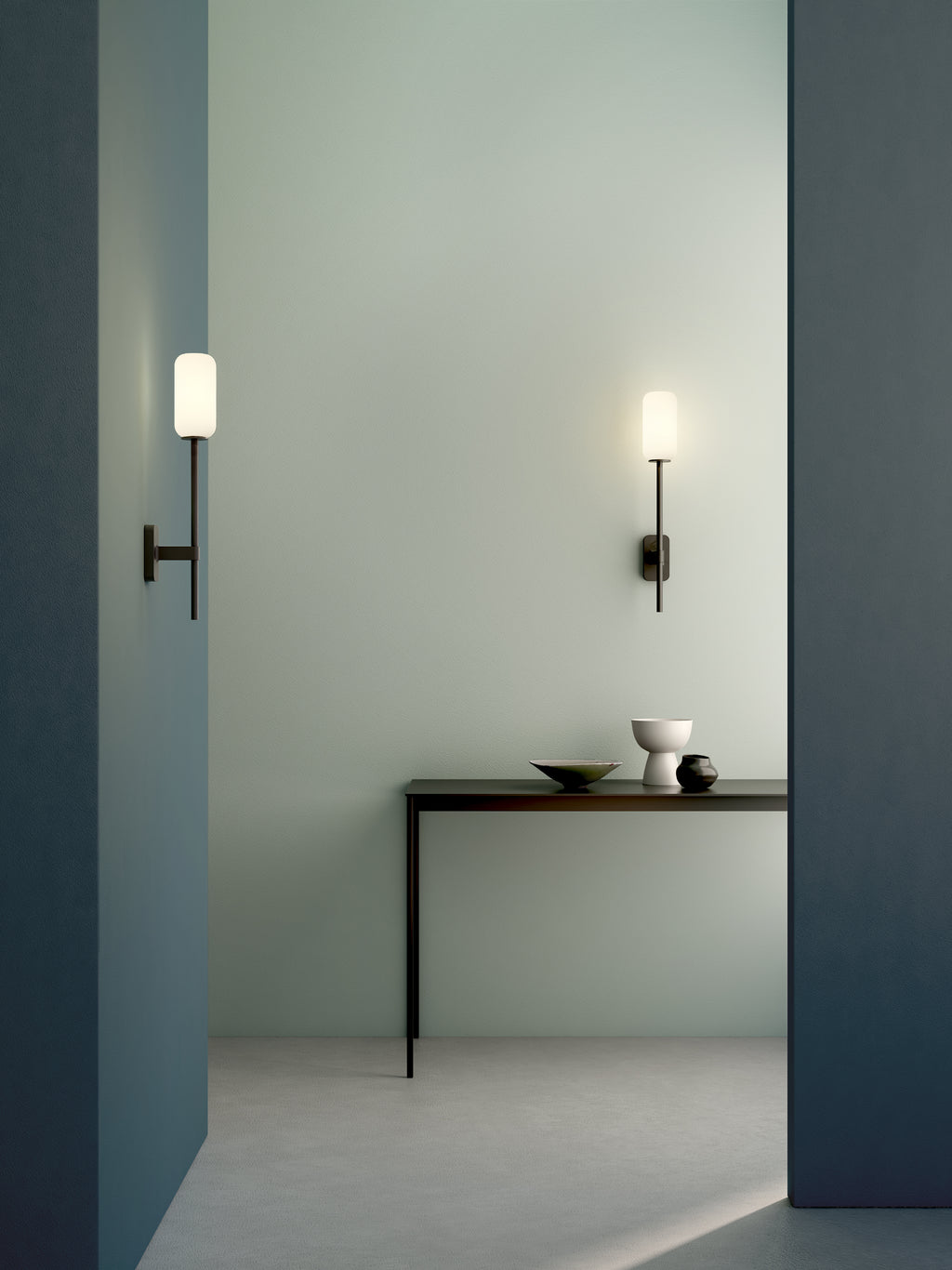 Astro Tacoma Single Grande Bathroom Wall Light in Matt Black SHADE NOT INCLUDED