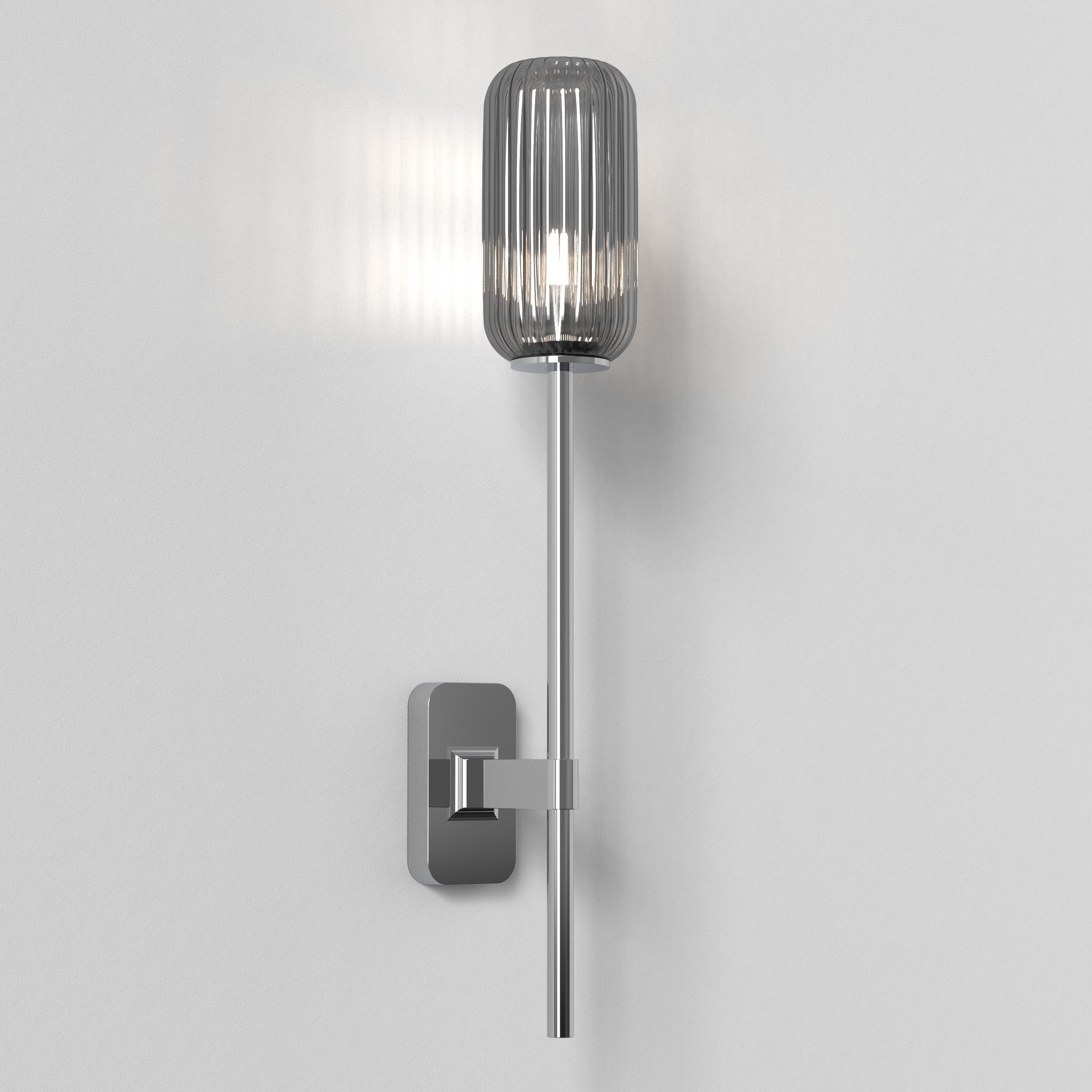 Astro Tacoma Single Grande Bathroom Wall Light in Polished Chrome SHADE NOT INCLUDED
