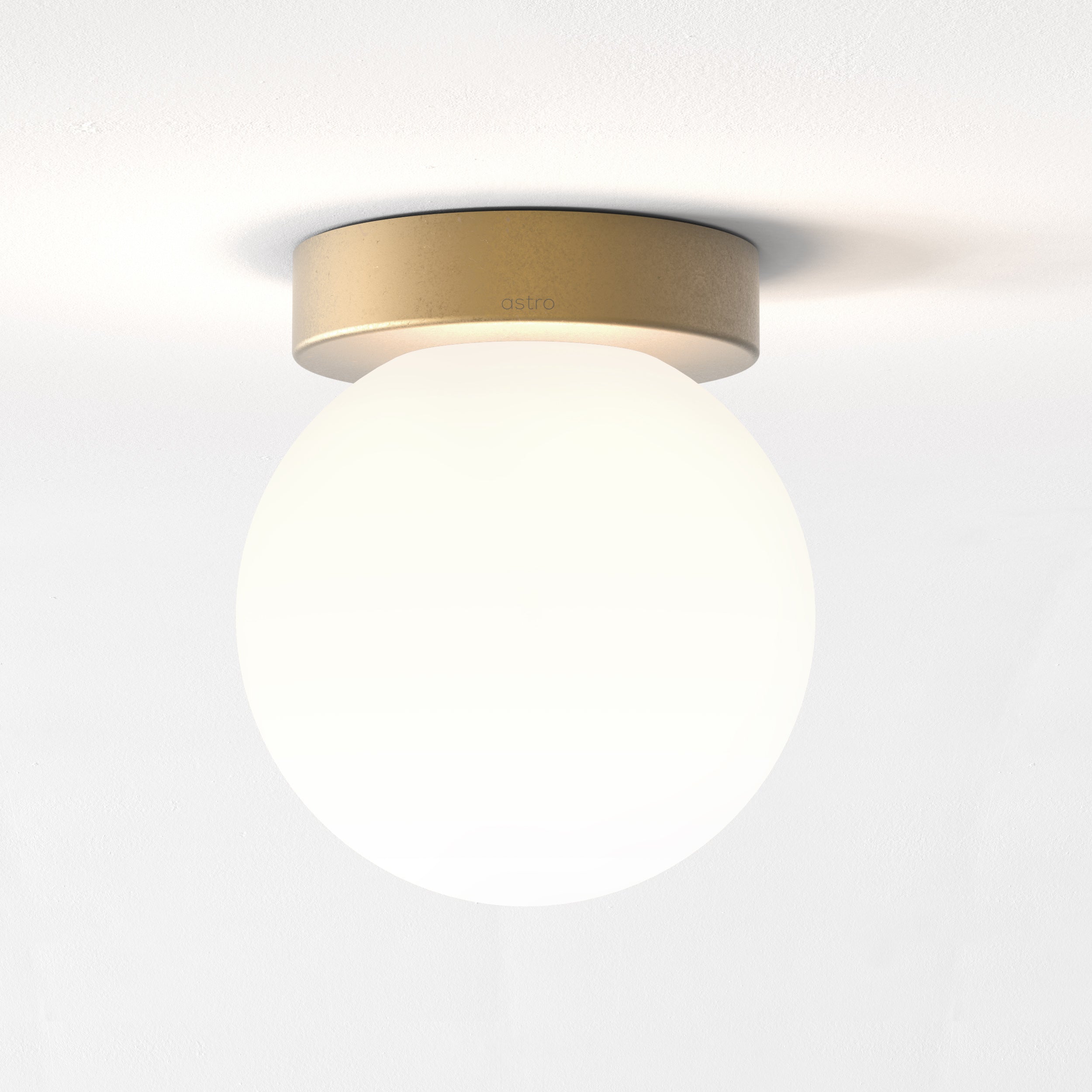 Astro Tacoma Surface Bathroom Wall/Ceiling Light in Antique Brass REQUIRES SHADES