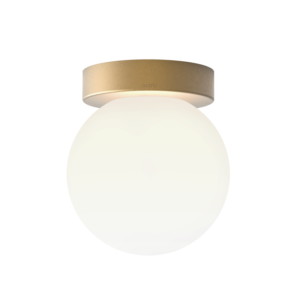 Astro Tacoma Surface Bathroom Wall/Ceiling Light in Antique Brass REQUIRES SHADES