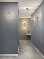 Astro Tacoma Surface Bathroom Wall/Ceiling Light in Antique Brass REQUIRES SHADES