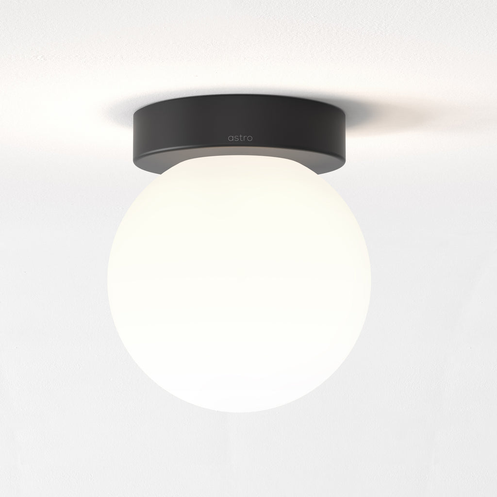 Astro Tacoma Surface Bathroom Wall/Ceiling Light in Matt Black REQUIRES SHADE