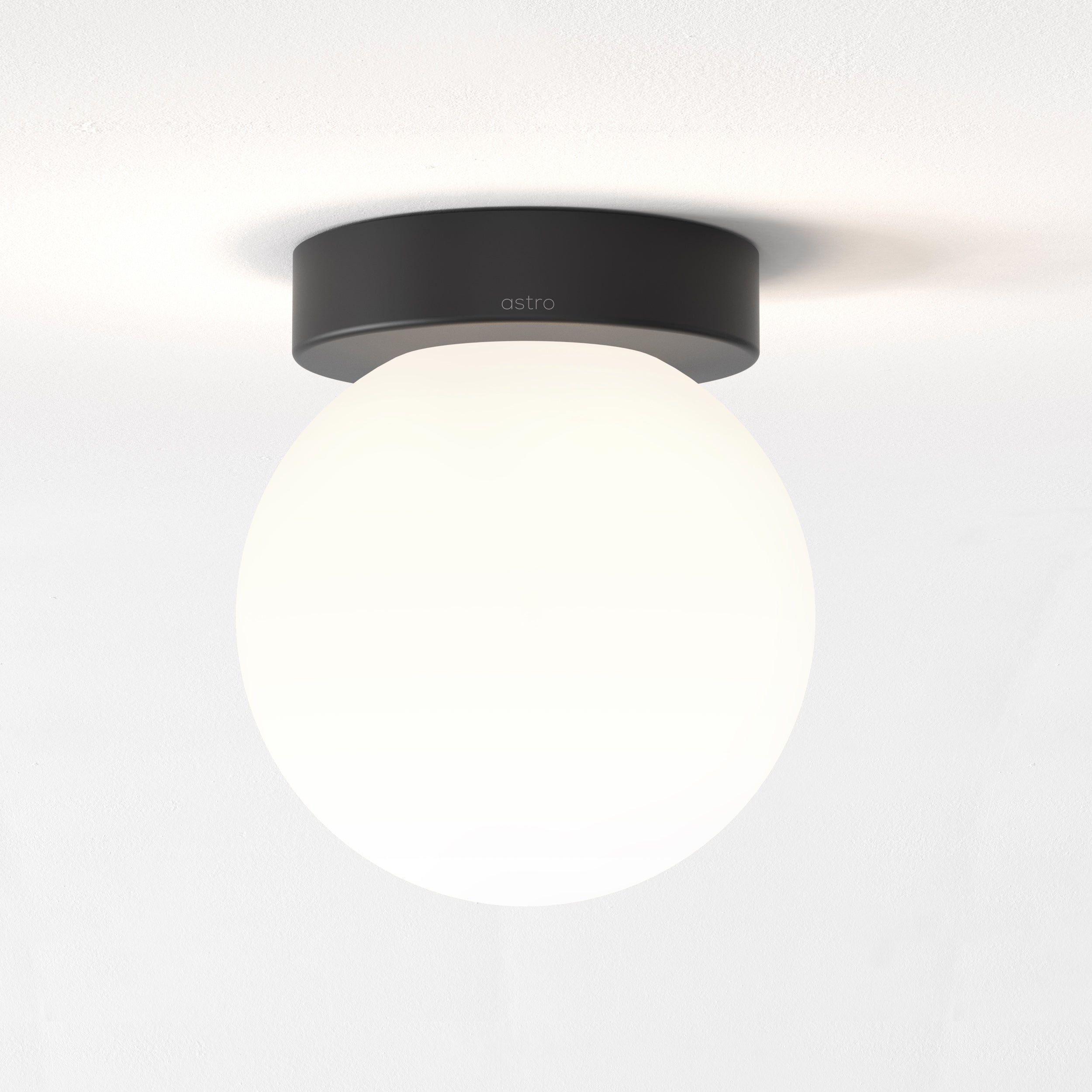 Astro Tacoma Surface Bathroom Wall/Ceiling Light in Matt Black REQUIRES SHADE
