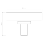 Astro Tacoma Surface Bathroom Wall/Ceiling Light in Matt Black REQUIRES SHADE
