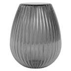 Astro Tacoma Tulip Shade in Ribbed Smoke Glass