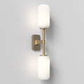 Astro Tacoma Twin Bathroom Wall Light in Antique Brass SHADES NOT INCLUDED