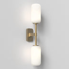 Astro Tacoma Twin Bathroom Wall Light in Antique Brass SHADES NOT INCLUDED