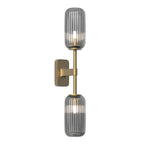 Astro Tacoma Twin Bathroom Wall Light in Antique Brass SHADES NOT INCLUDED