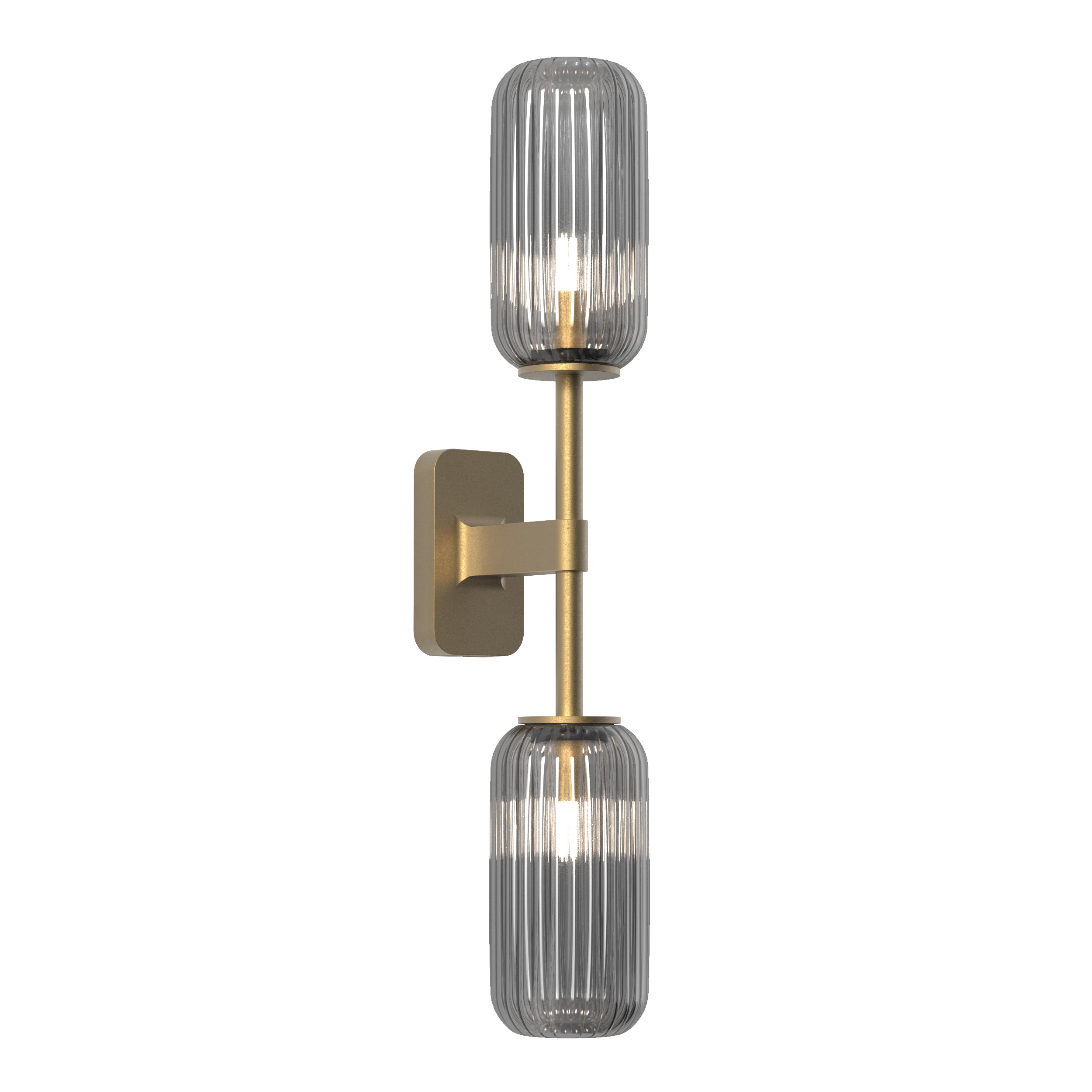 Astro Tacoma Twin Bathroom Wall Light in Antique Brass SHADES NOT INCLUDED