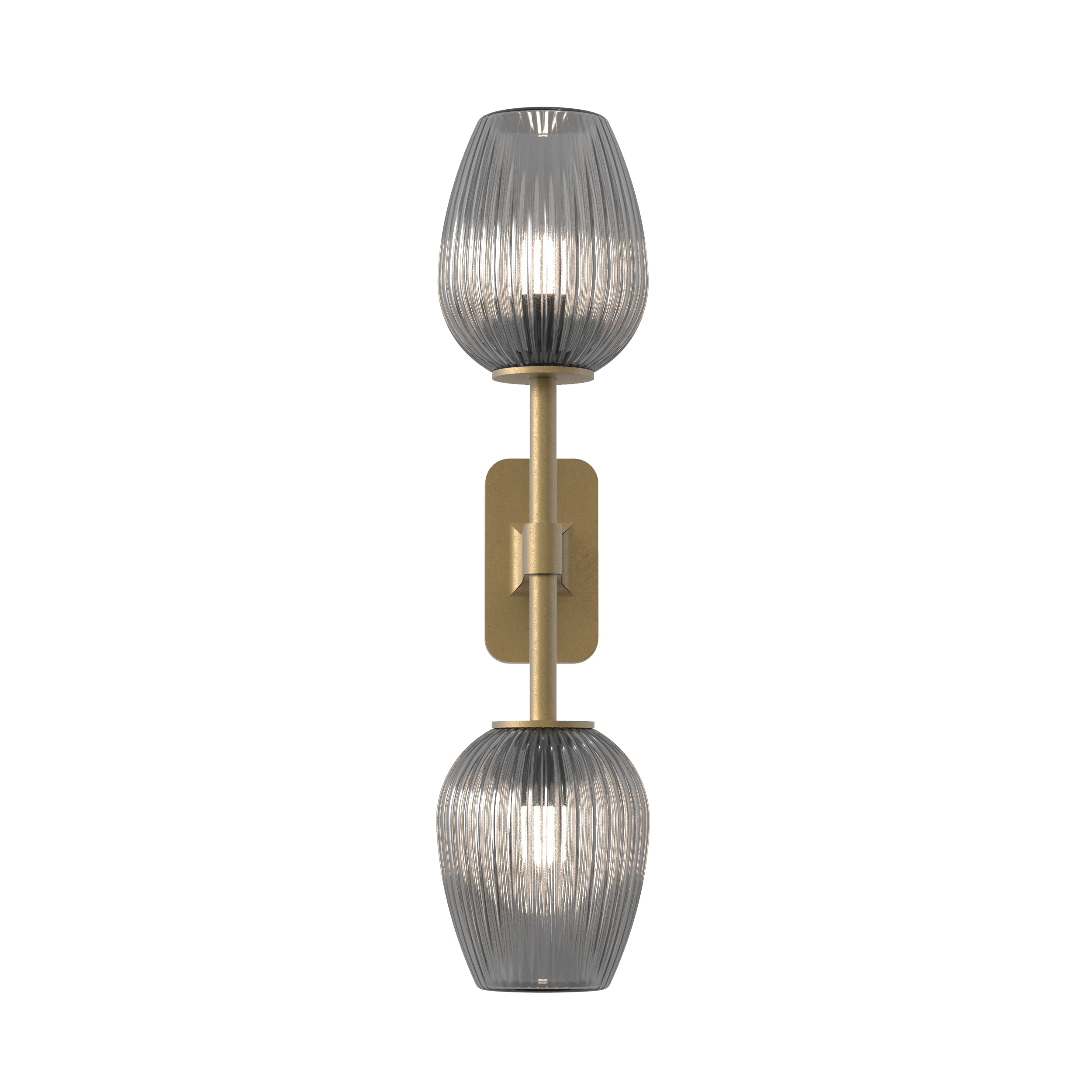 Astro Tacoma Twin Bathroom Wall Light in Antique Brass SHADES NOT INCLUDED
