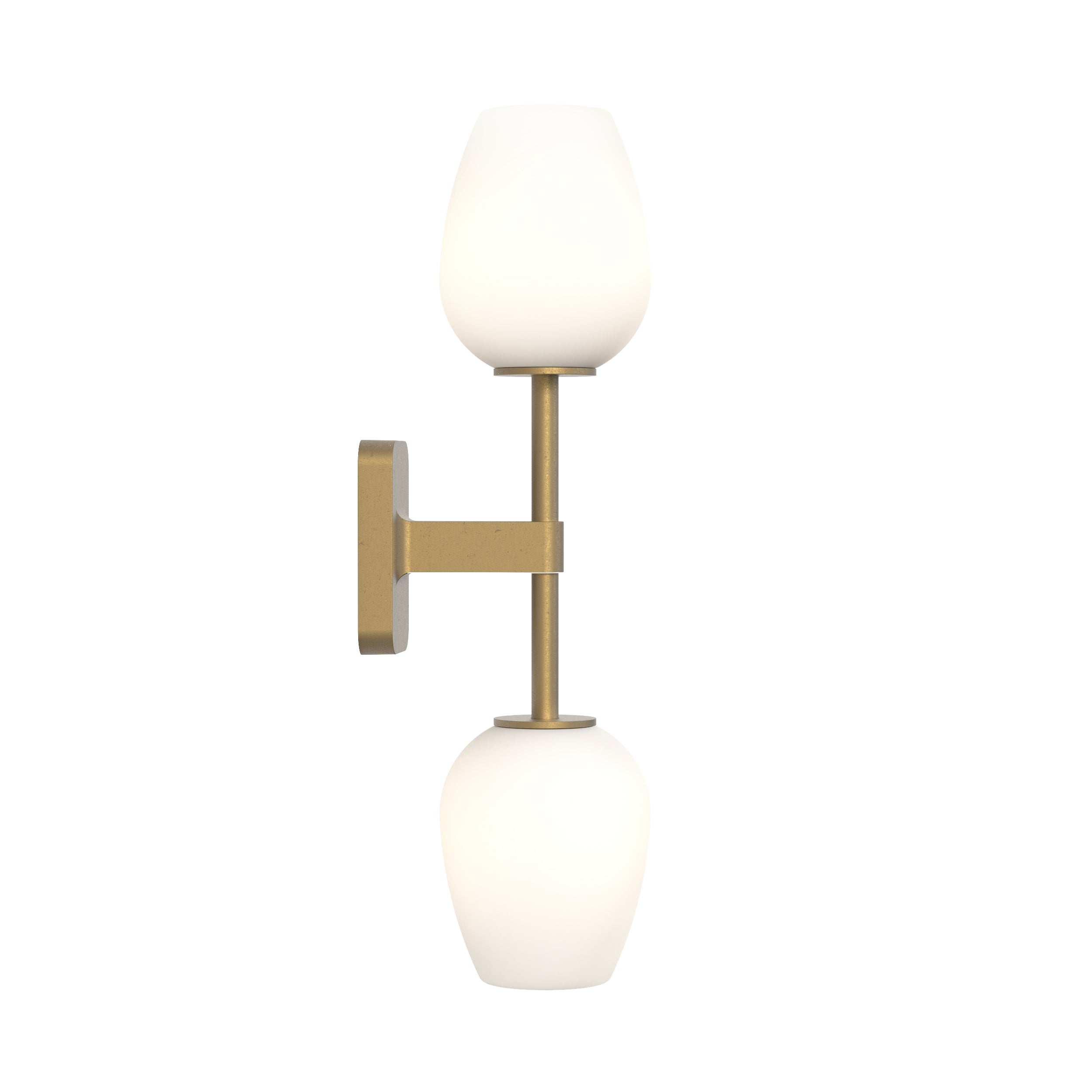 Astro Tacoma Twin Bathroom Wall Light in Antique Brass SHADES NOT INCLUDED