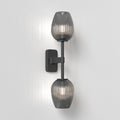 Astro Tacoma Twin Bathroom Wall Light in Matt Black SHADES NOT INCLUDED