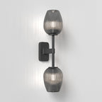 Astro Tacoma Twin Bathroom Wall Light in Matt Black SHADES NOT INCLUDED