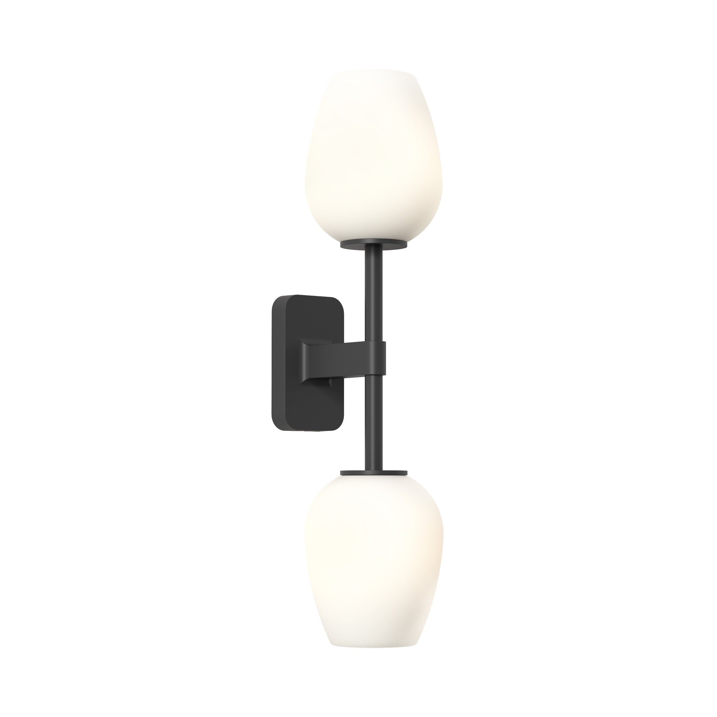 Astro Tacoma Twin Bathroom Wall Light in Matt Black SHADES NOT INCLUDED