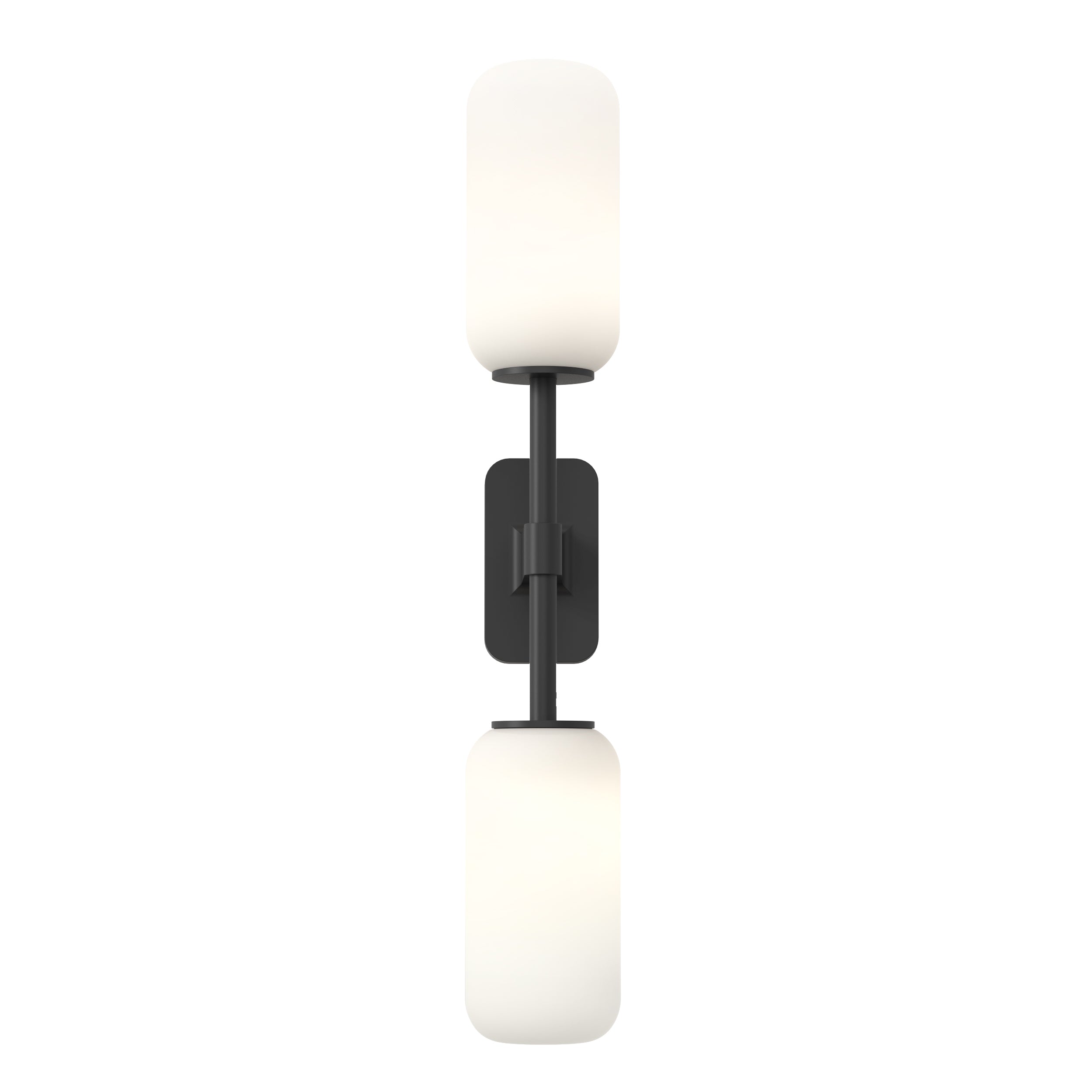 Astro Tacoma Twin Bathroom Wall Light in Matt Black SHADES NOT INCLUDED