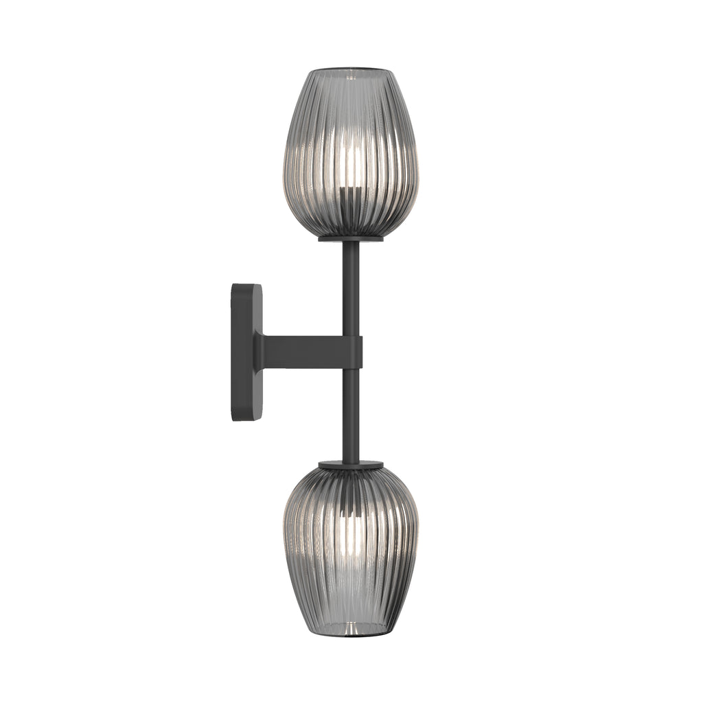 Astro Tacoma Twin Bathroom Wall Light in Matt Black SHADES NOT INCLUDED