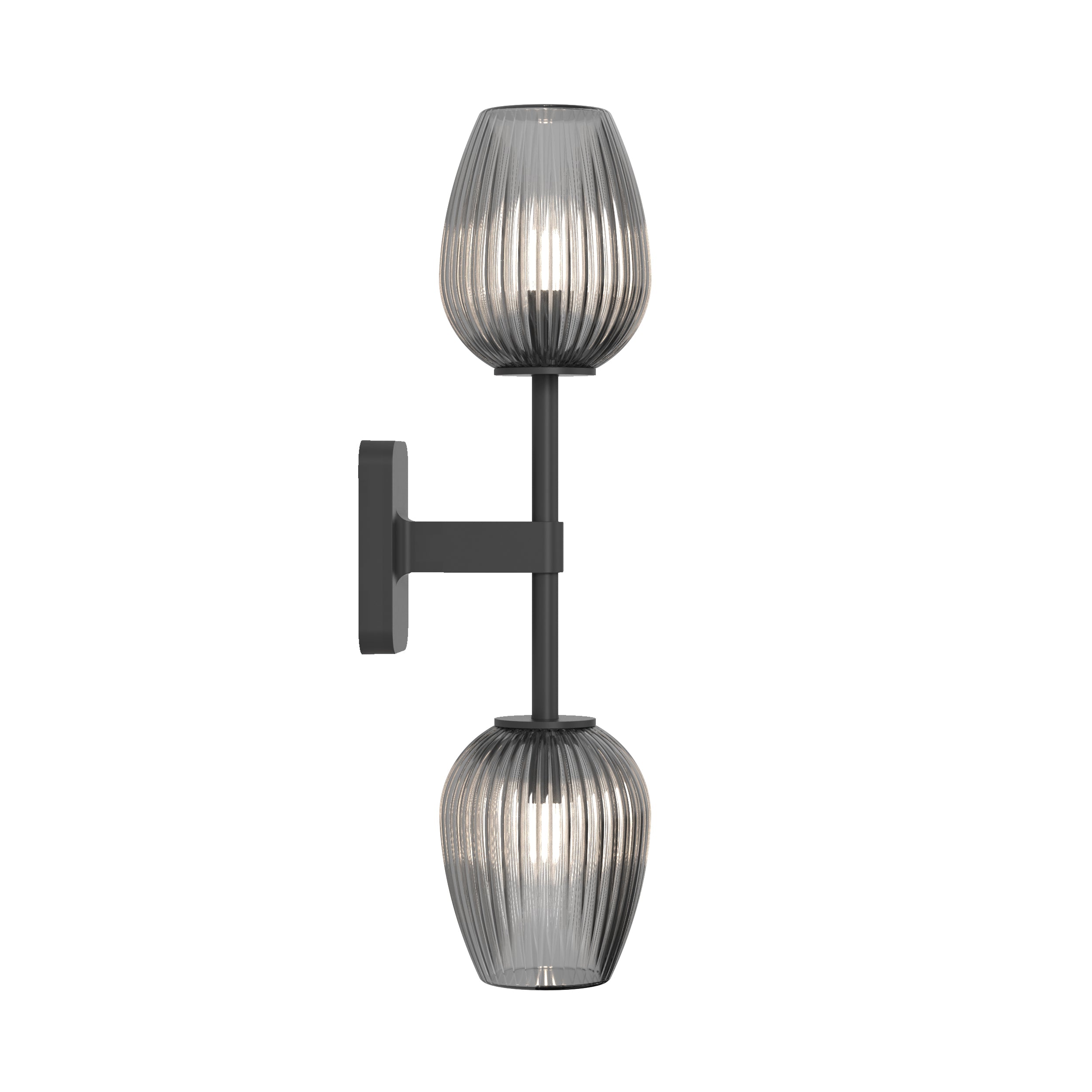 Astro Tacoma Twin Bathroom Wall Light in Matt Black SHADES NOT INCLUDED