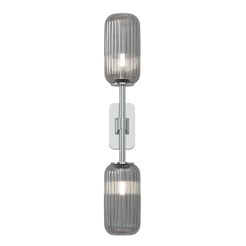 Astro Tacoma Twin Bathroom Wall Light in Polished Chrome without Shades