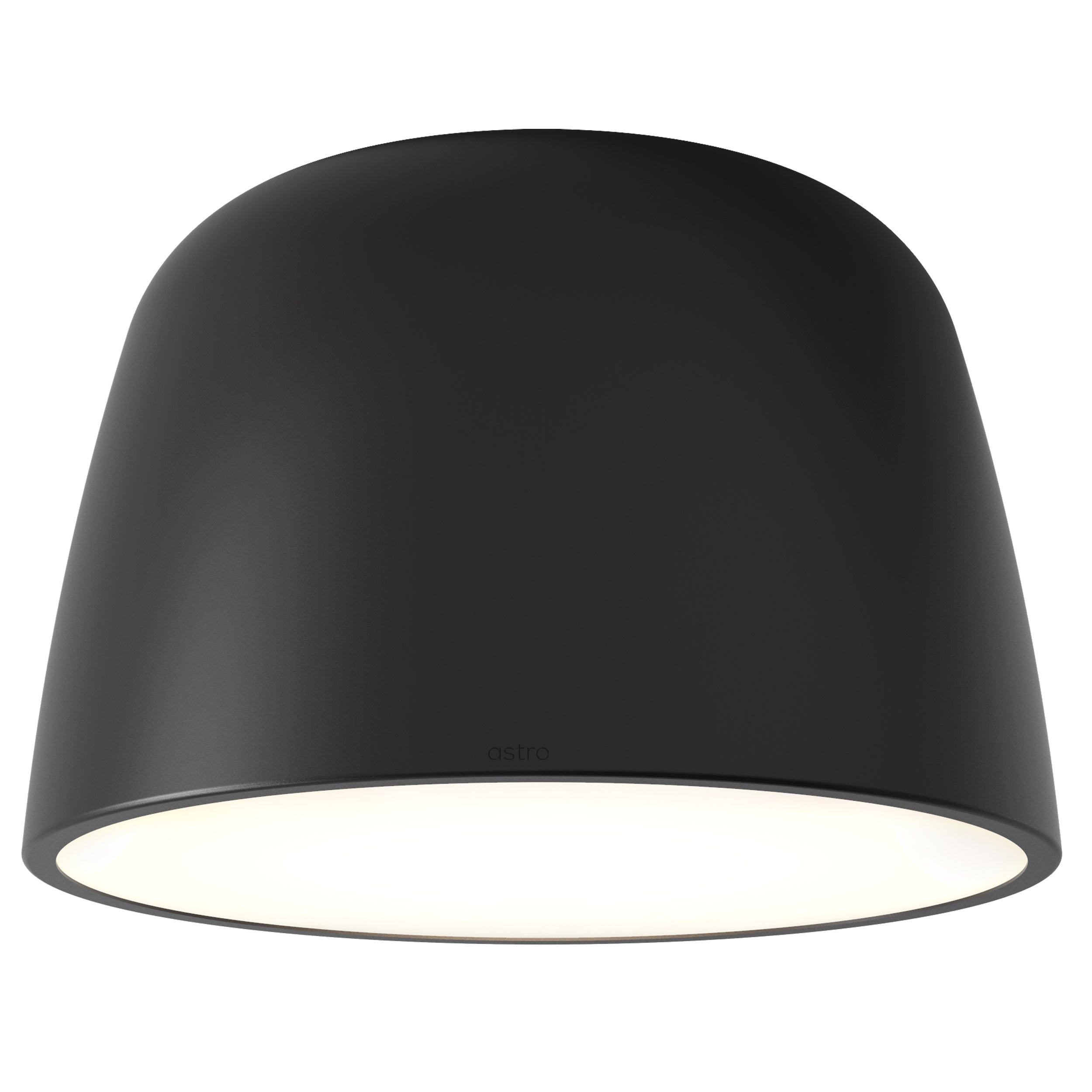Astro Taiko 300 Flush Ceiling Light in Matt Black