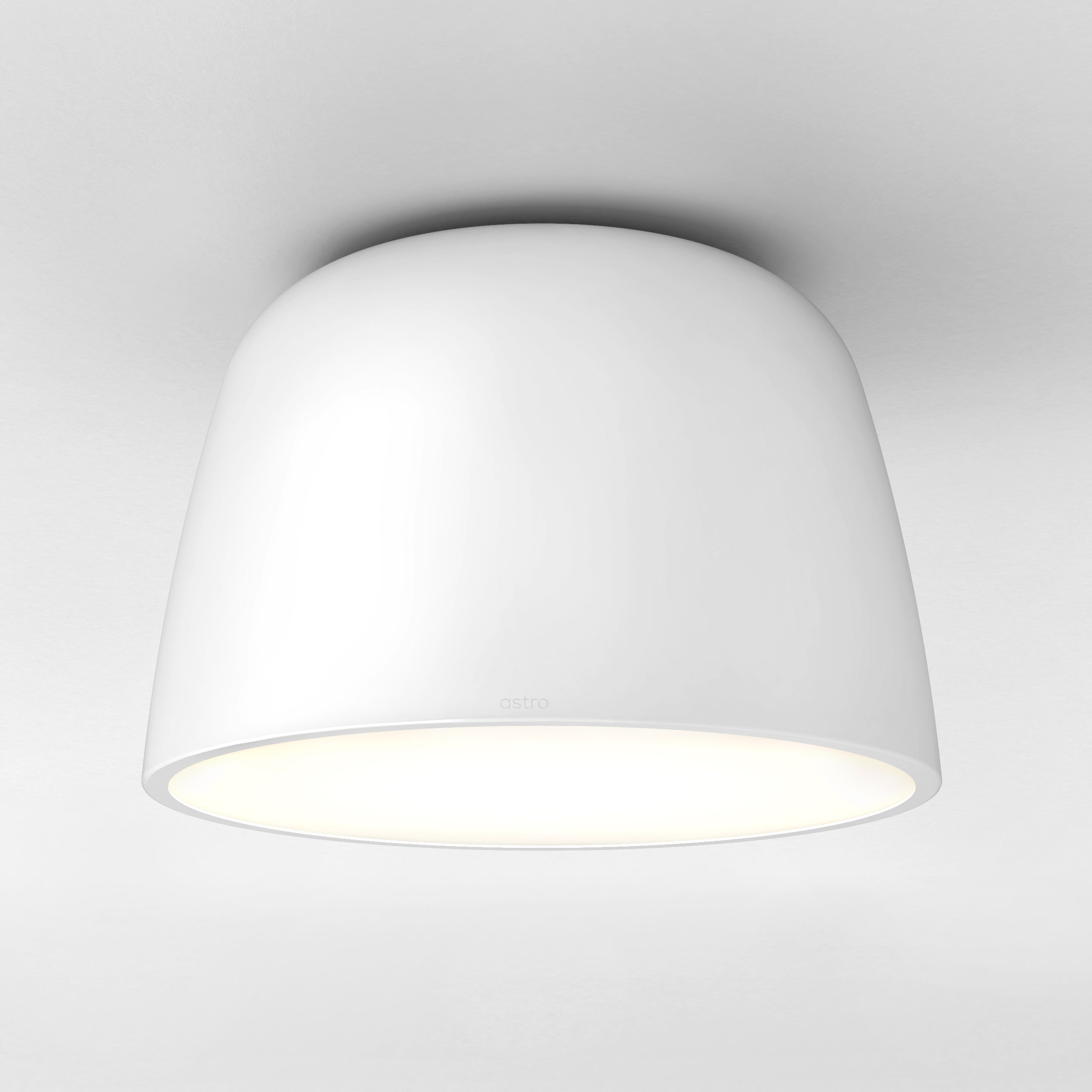 Astro Taiko 300 Flush Ceiling Light in Matt White