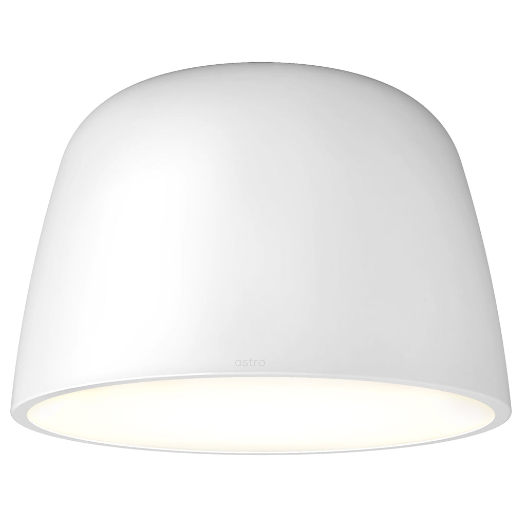 Astro Taiko 300 Flush Ceiling Light in Matt White