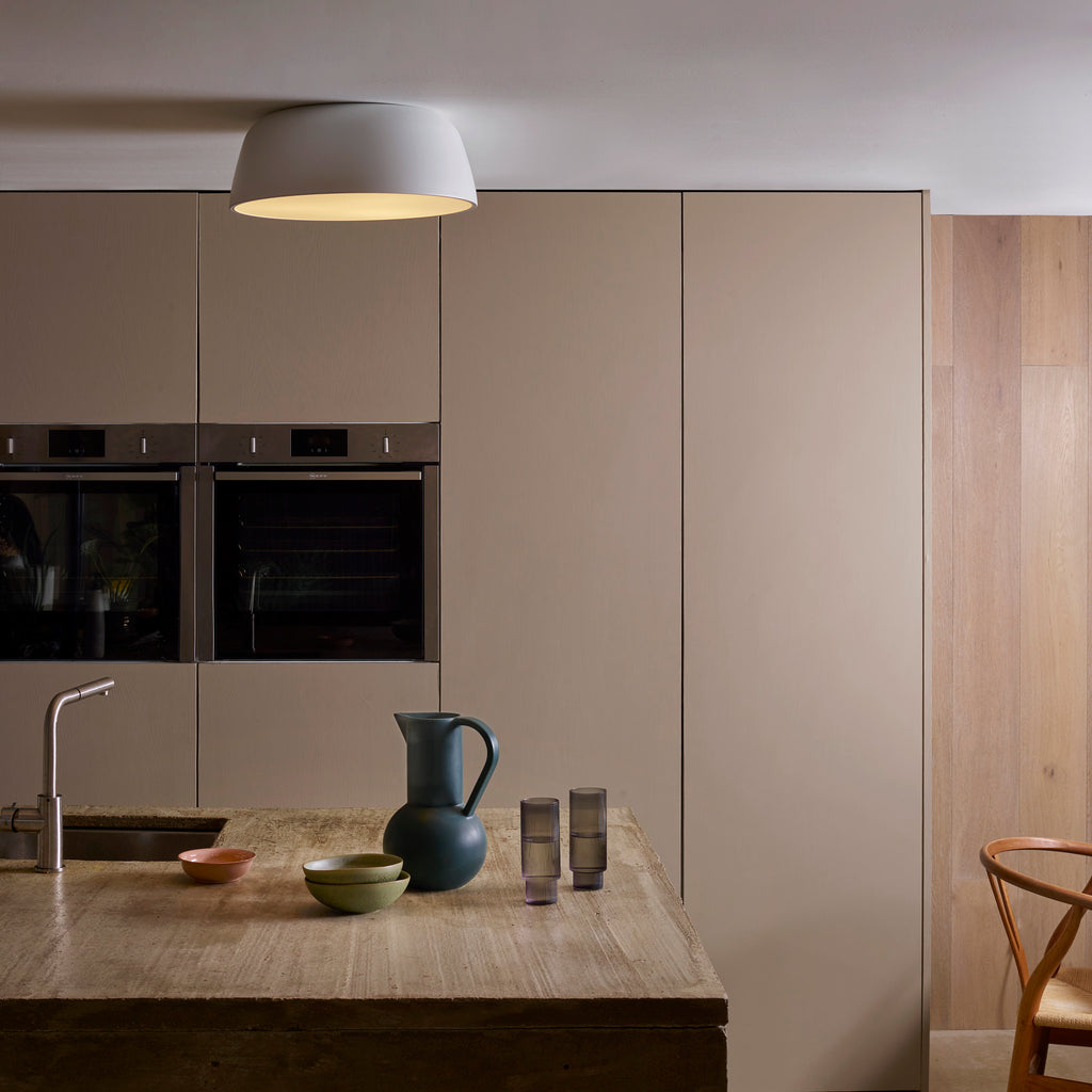 Astro Taiko 400 Ceiling Light in Matt White