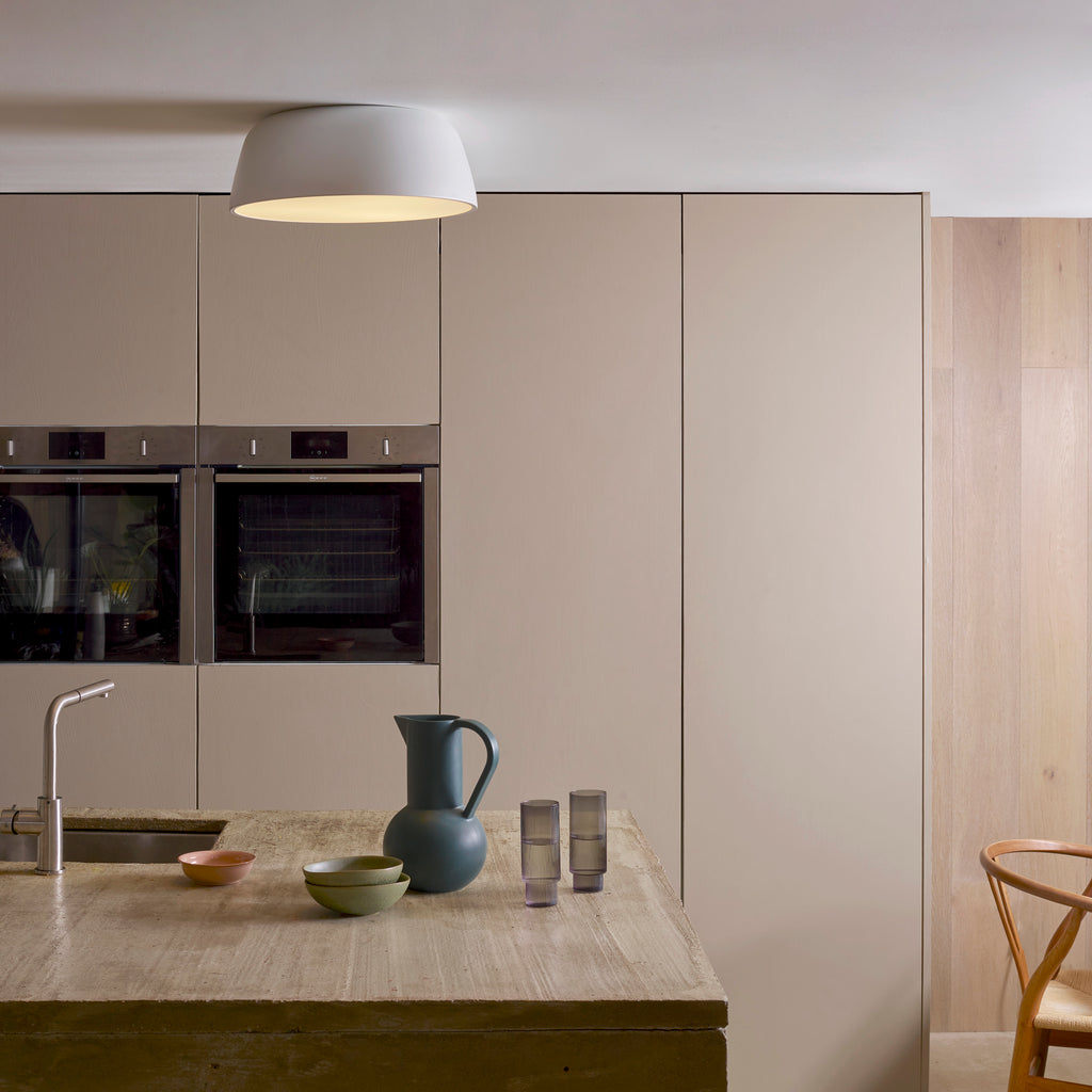 Astro Taiko 400 Ceiling Light in Matt White
