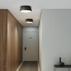 Astro Taiko 400 Flush Ceiling Light in Matt Black