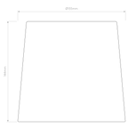 Astro Tapered Drum 155 Shade in Matt Black