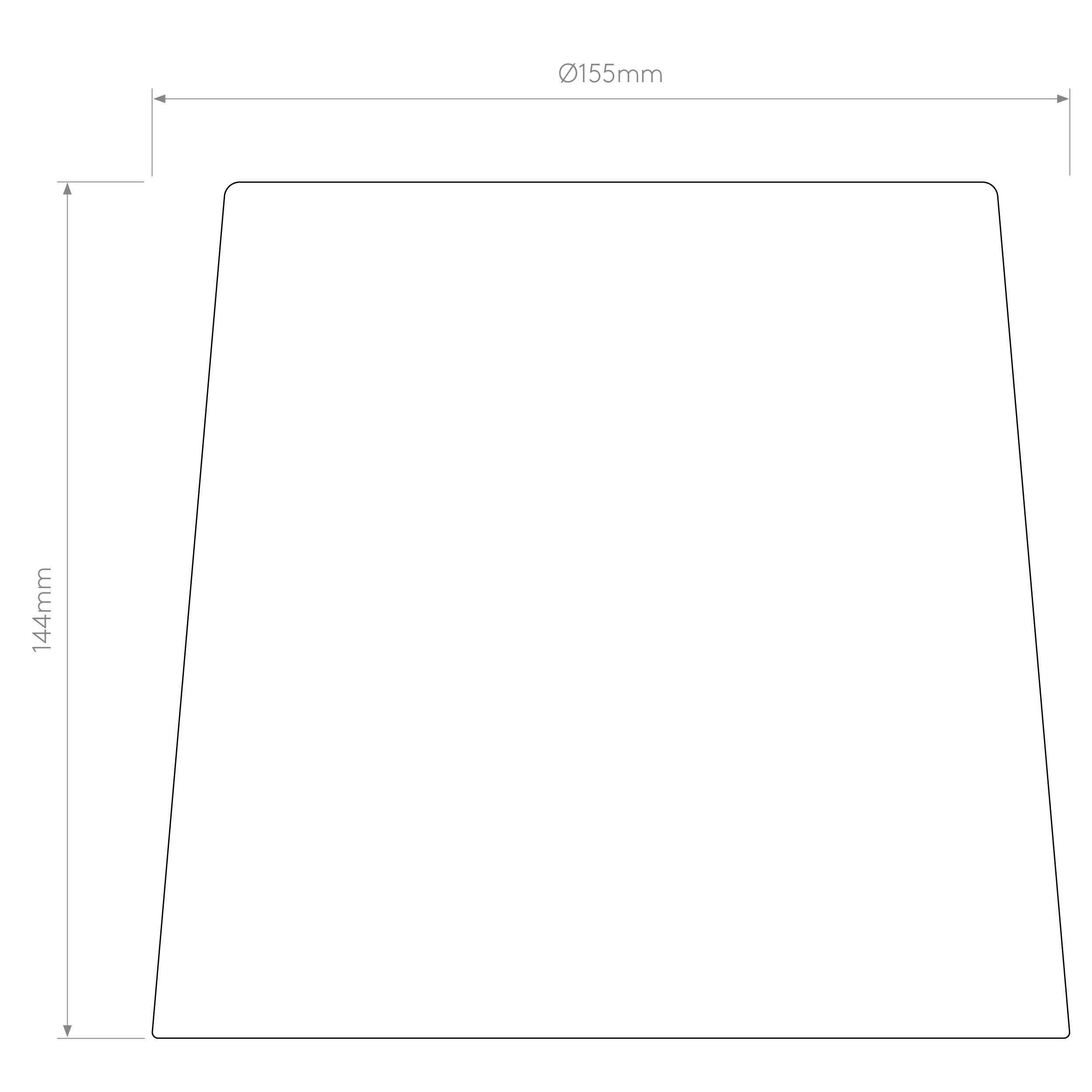 Astro Tapered Drum 155 Shade in Putty