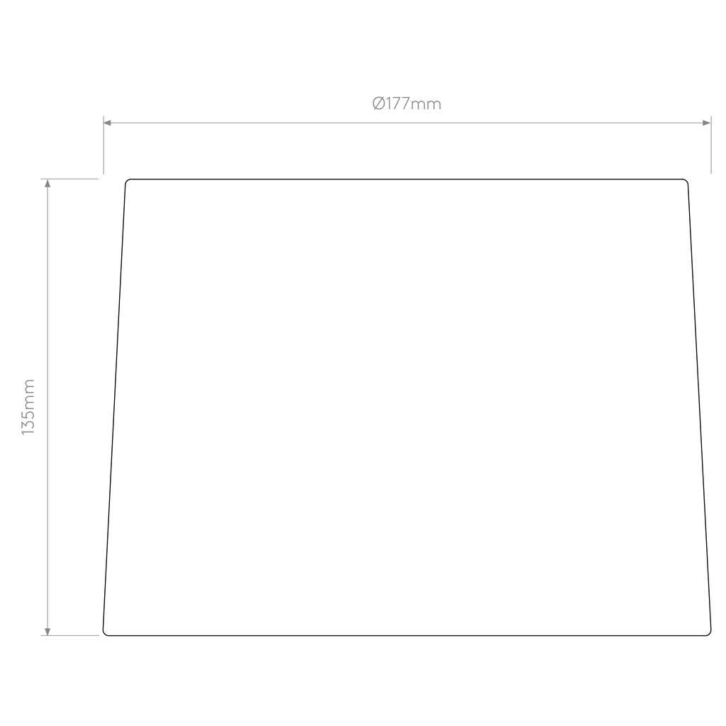 Astro Tapered Drum 177 Shade in Black
