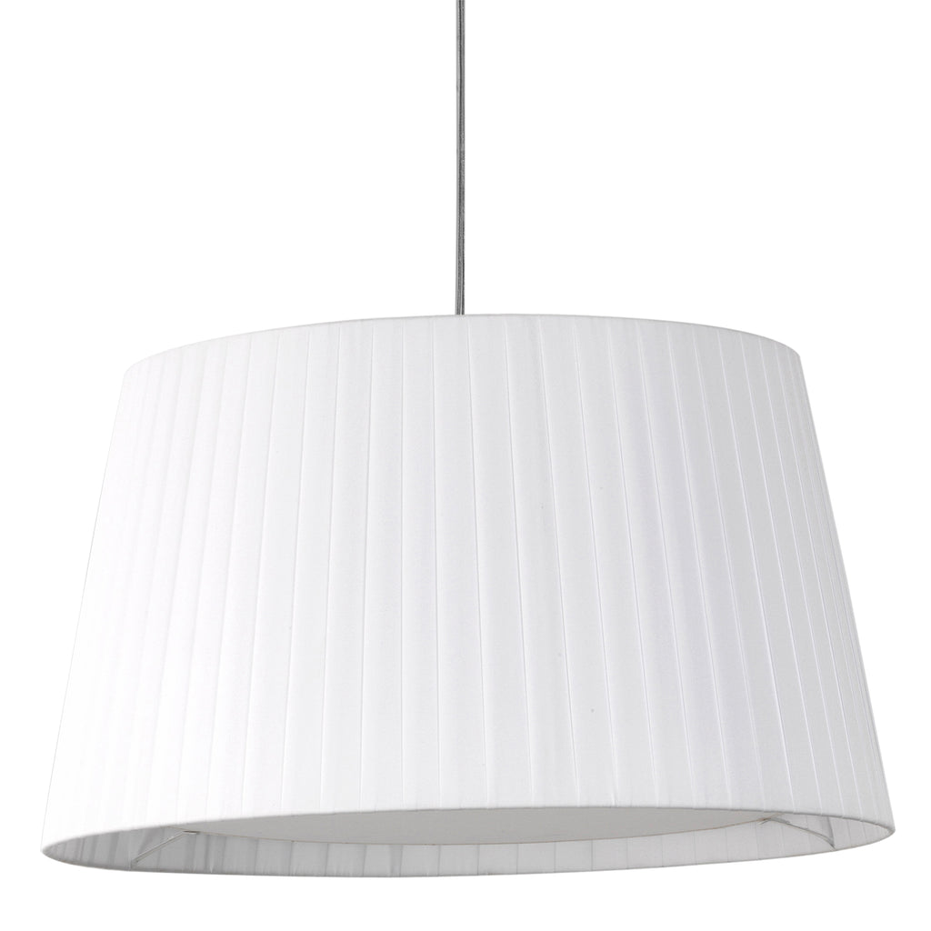 Astro Tapered Round 400 Pleated Shade in White