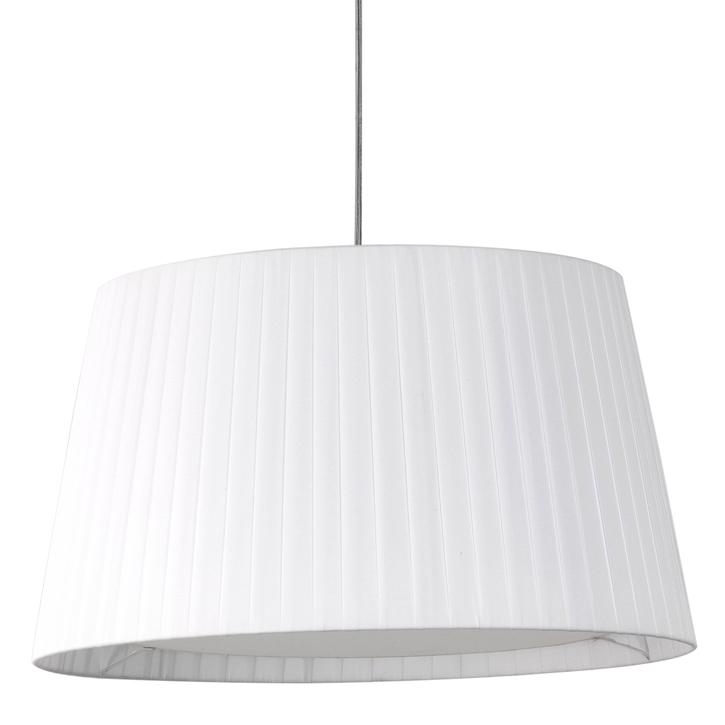 Astro Tapered Round 400 Pleated Shade in White